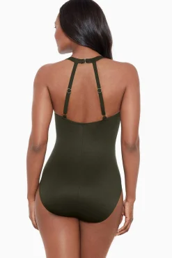 Vrouwen Miraclesuit Een Stuk|Illusionisten Wrapture Eendelig Badpak