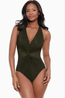 Vrouwen Miraclesuit Een Stuk|Illusionisten Wrapture Eendelig Badpak
