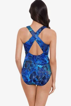 Vrouwen Miraclesuit Een Stuk|Juwelen In Het Nile Halle Badpak Uit Een Stuk