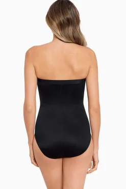 Vrouwen Miraclesuit Bandeau|Lang Torso Avanti Bandeau Badpak Uit Een Stuk