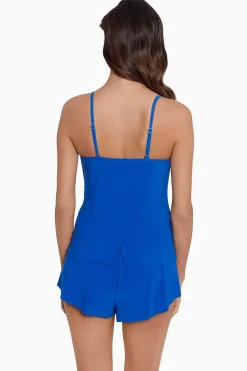 Vrouwen Miraclesuit Zwemjurk|Mila Eendelig Romperbadpak