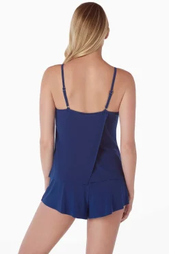 Vrouwen Miraclesuit Zwemjurk|Mila Eendelig Romperbadpak