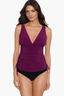 Vrouwen Miraclesuit Tankini-Topjes|Morningstar Dani Tankinitop Met Ruches