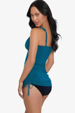 Vrouwen Miraclesuit Tankini-Topjes|Morningstar Dani Tankinitop Met Ruches