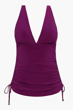 Vrouwen Miraclesuit Tankini-Topjes|Morningstar Dani Tankinitop Met Ruches