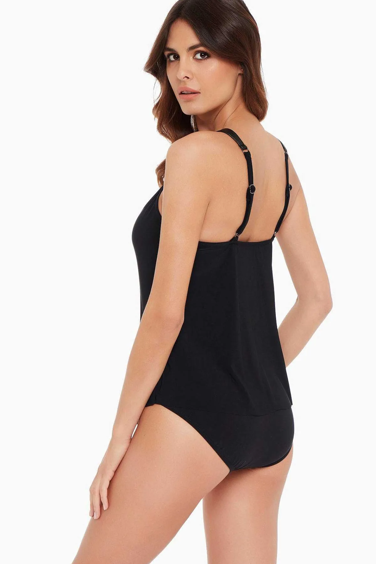 Vrouwen Miraclesuit Tankini-Topjes|Moto Chic Rachel Tankinitop