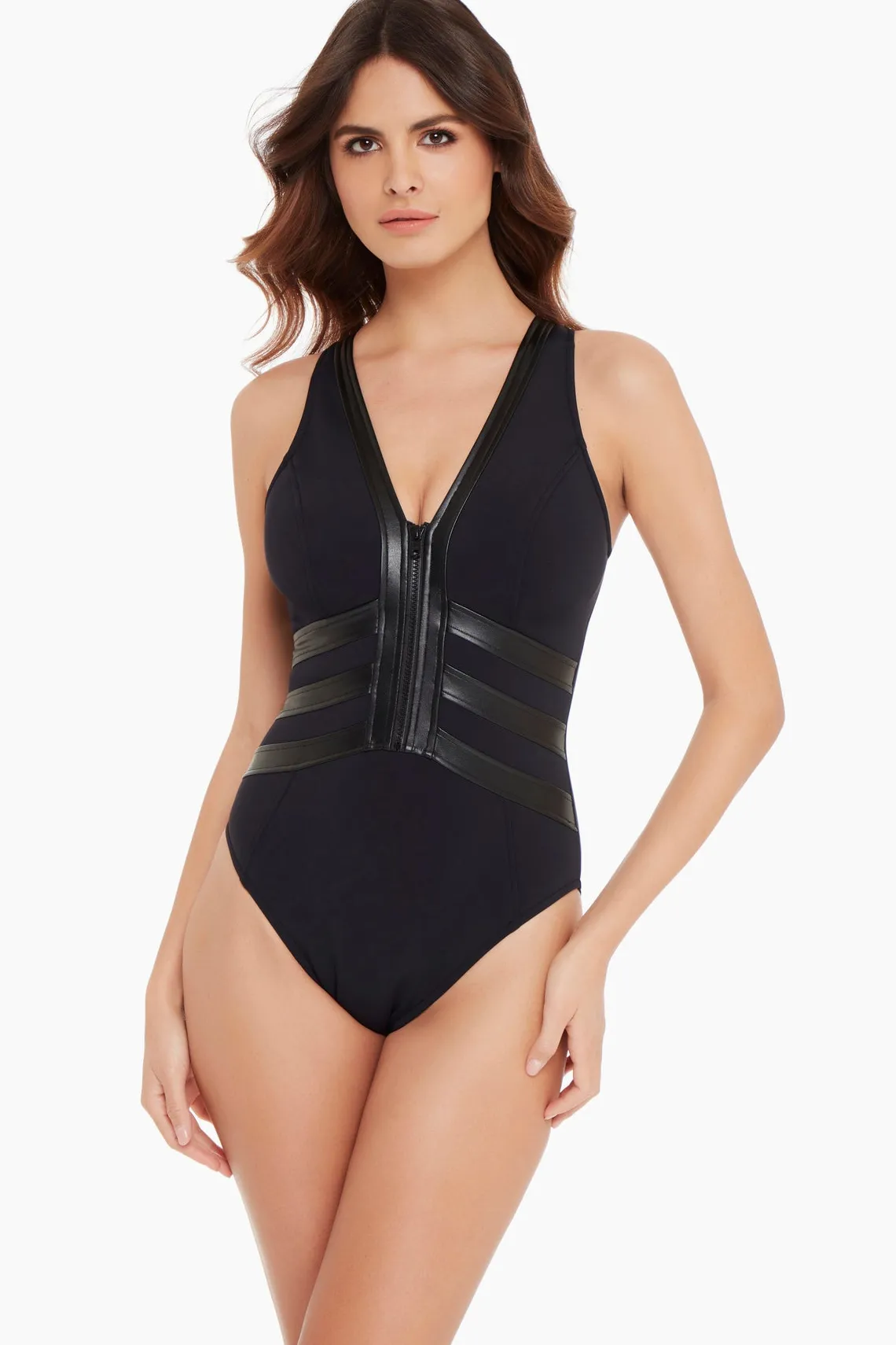 Vrouwen Miraclesuit Een Stuk|Moto Chic Sean Zwempak Uit Een Stuk