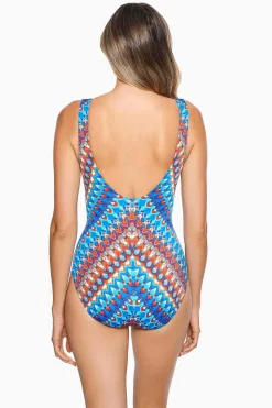 Vrouwen Miraclesuit Een Stuk|Nepalees Criss Cross Escape Zwempak Uit Een Stuk