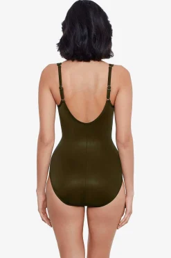 Vrouwen Miraclesuit Een Stuk|Nieuw Sensations Madero Eendelig Badpak Dd-Cup