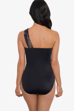 Vrouwen Miraclesuit Bandeau|Nighthawk Godin Badpak Uit Een Stuk