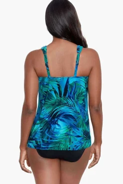 Vrouwen Miraclesuit Tankini-Topjes|Palm Reeder Dazzle Tankinitop