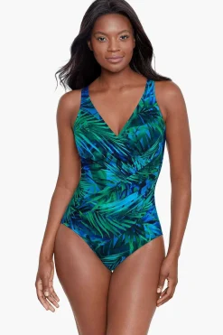 Vrouwen Miraclesuit Een Stuk|Palm Reeder Oceanus Zwempak Uit Een Stuk