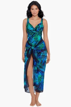 Vrouwen Miraclesuit Cover-Ups|Palm Reeder Sjaal Pareo Swim Cover Up