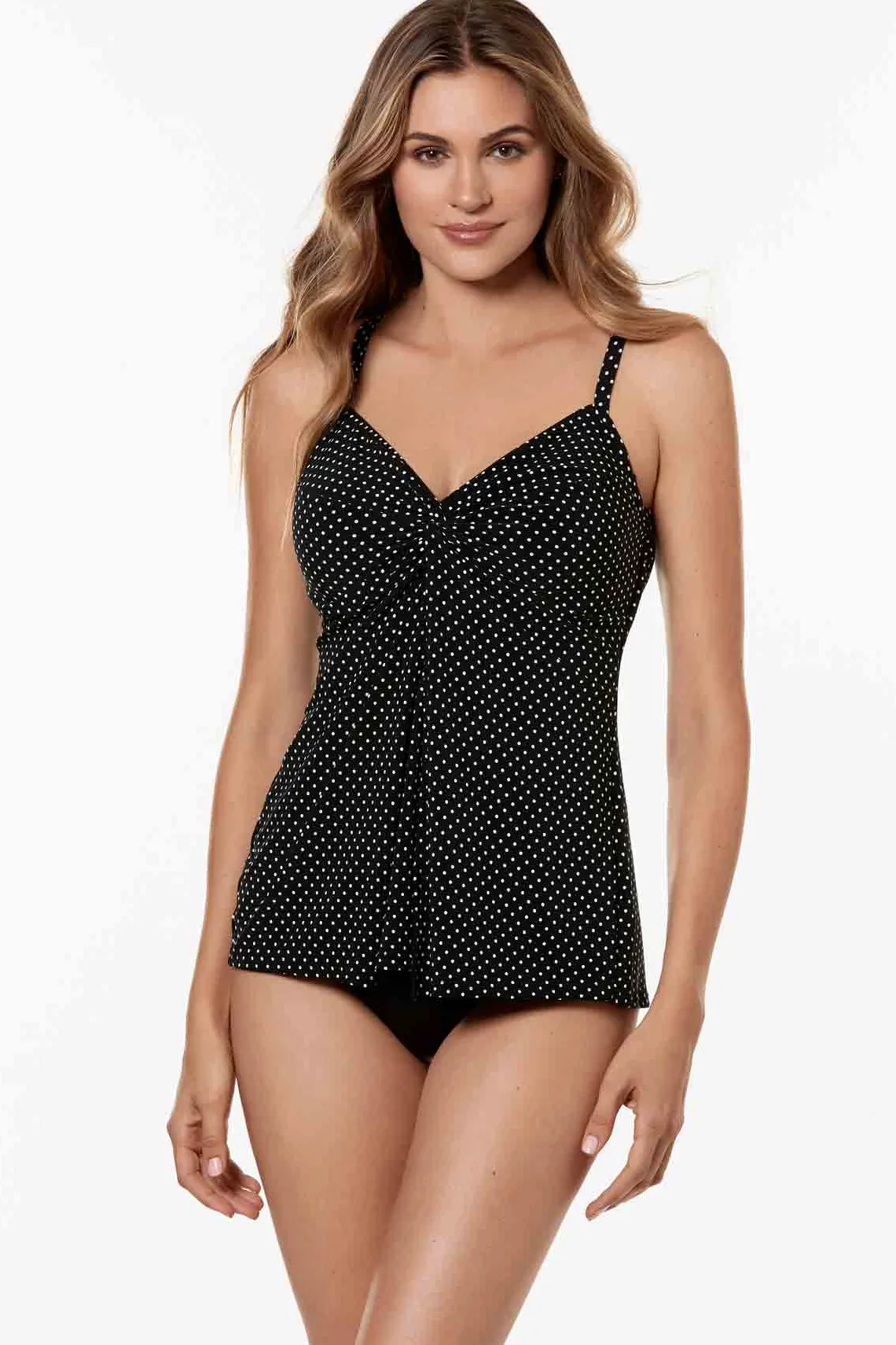 Vrouwen Miraclesuit Tankini-Topjes|Pin Point Liefdesknoop Tankinitop