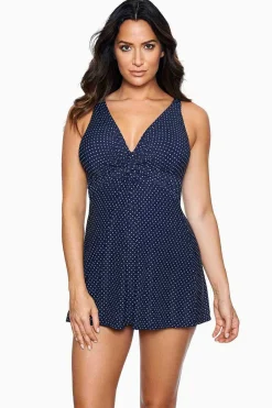 Vrouwen Miraclesuit Een Stuk|Pin Point Marais Zwemjurk Uit Een Stuk
