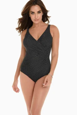Vrouwen Miraclesuit Een Stuk|Pin Point Oceanus Eendelig Badpak Dd-Cup