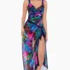 Vrouwen Miraclesuit Cover-Ups|Pixel Palmas Sjaal Pareo Swim Cover Up