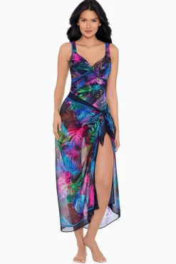 Vrouwen Miraclesuit Cover-Ups|Pixel Palmas Sjaal Pareo Swim Cover Up
