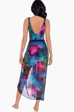 Vrouwen Miraclesuit Cover-Ups|Pixel Palmas Sjaal Pareo Swim Cover Up