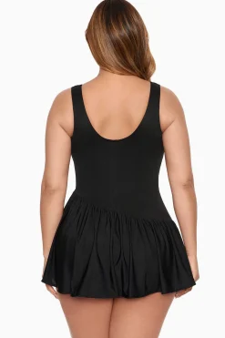 Vrouwen Miraclesuit Zwemjurk|Plus Maat Aurora Zwemjurk