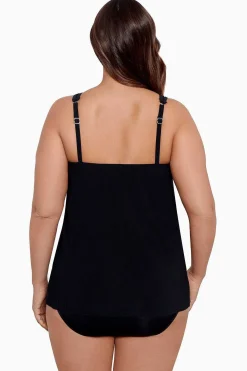 Vrouwen Miraclesuit Tankini-Topjes|Plus Size Illusionisten Mirage Tankinitop Met Beugel