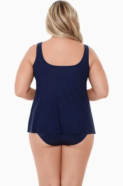 Vrouwen Miraclesuit Tankini-Topjes|Plus Size Illusionisten Ursula Tankinitop Met Beugel