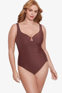 Vrouwen Miraclesuit Een Stuk|Plus Size Must Haves Escape-Badpak Uit Een Stuk