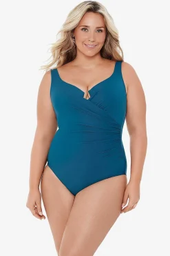 Vrouwen Miraclesuit Een Stuk|Plus Size Must Haves Escape-Badpak Uit Een Stuk