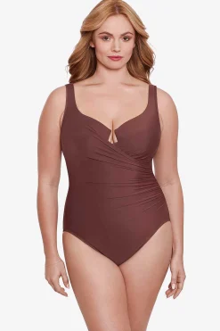 Vrouwen Miraclesuit Een Stuk|Plus Size Must Haves Escape-Badpak Uit Een Stuk