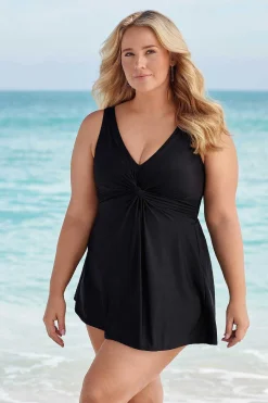Vrouwen Miraclesuit Zwemjurk|Plus Size Must Haves Marais Zwemjurk Uit Een Stuk