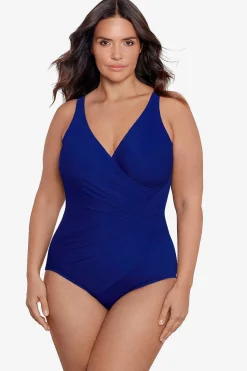 Vrouwen Miraclesuit Een Stuk|Plus Size Musthaves Oceanus Zwempak Uit Een Stuk