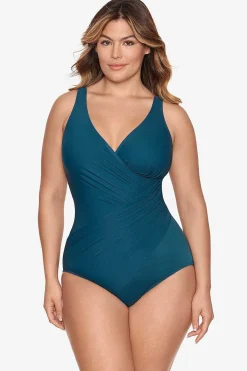 Vrouwen Miraclesuit Een Stuk|Plus Size Musthaves Oceanus Zwempak Uit Een Stuk