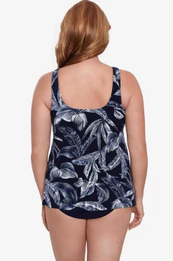 Vrouwen Miraclesuit Tankini-Topjes|Plus Size Tropica Toile Ursula Tankinitop