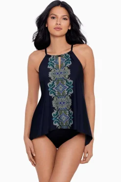 Vrouwen Miraclesuit Tankini-Topjes|Precioso Peephole Tankinitop Dd-Cup