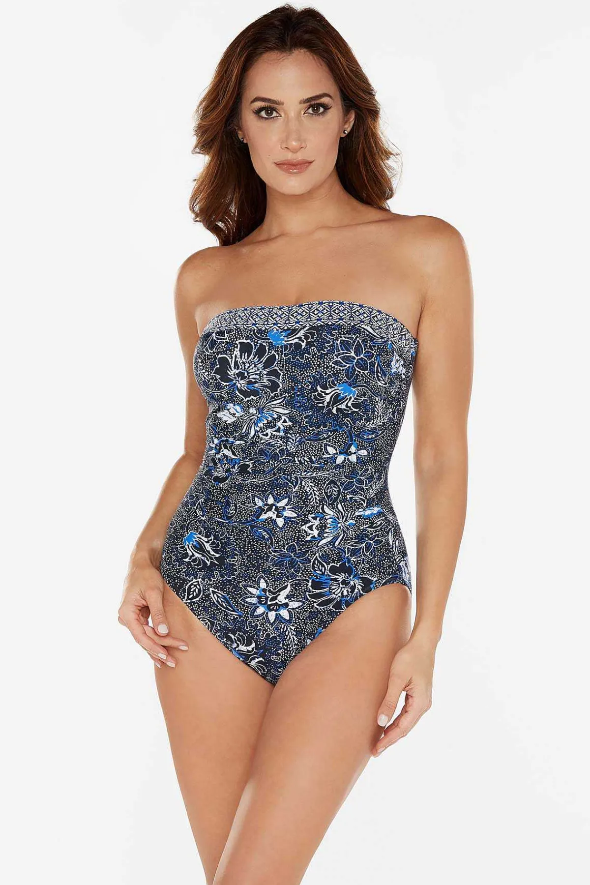 Vrouwen Miraclesuit Een Stuk|Provenace D'Ur Avanti Bandeau-Badpak Met Lang Torso Uit Een Stuk