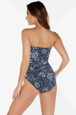 Vrouwen Miraclesuit Bandeau|Provenace D'Ur Avanti Bandeau-Badpak Met Lang Torso Uit Een Stuk