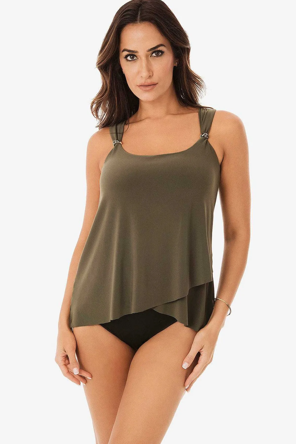 Vrouwen Miraclesuit Tankini-Topjes|Razzle Dazzle Tankinitop