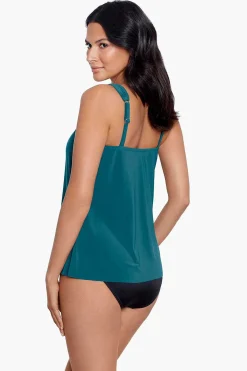 Vrouwen Miraclesuit Tankini-Topjes|Razzle Dazzle Tankinitop Met Beugel, Dd-Cup