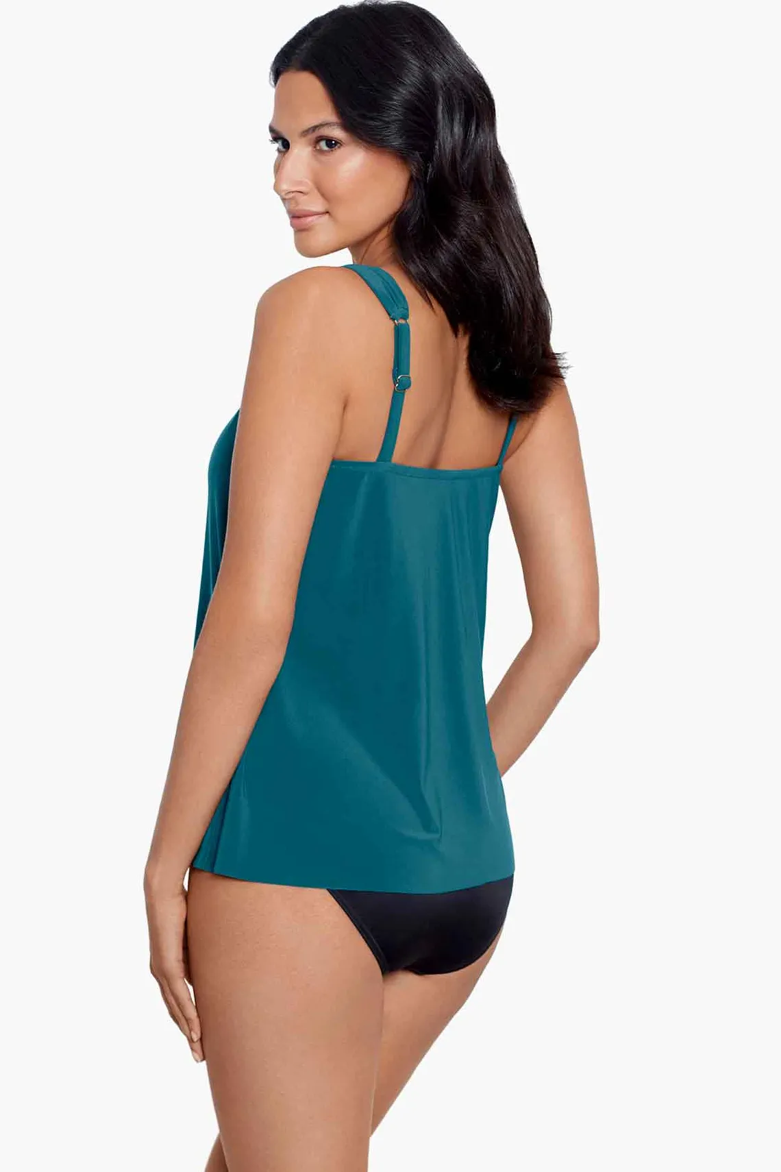 Vrouwen Miraclesuit Tankini-Topjes|Razzle Dazzle Tankinitop Met Beugel, Dd-Cup