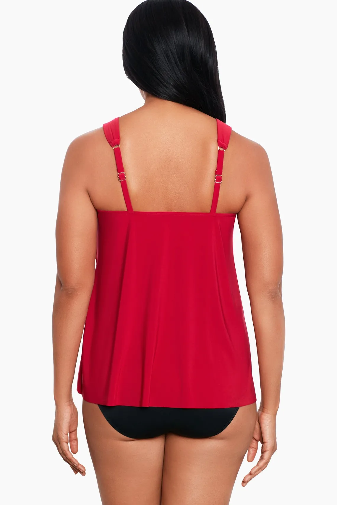 Vrouwen Miraclesuit Tankini-Topjes|Razzle Dazzle Tankinitop Met Beugel, Dd-Cup