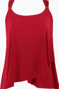 Vrouwen Miraclesuit Tankini-Topjes|Razzle Dazzle Tankinitop Met Beugel, Dd-Cup