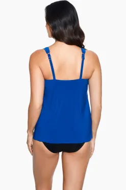 Vrouwen Miraclesuit Tankini-Topjes|Razzle Dazzle Tankinitop Met Beugel, Dd-Cup