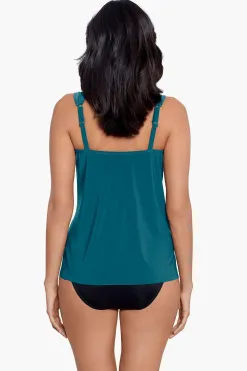 Vrouwen Miraclesuit Tankini-Topjes|Razzle Dazzle Tankinitop Met Beugel, Dd-Cup