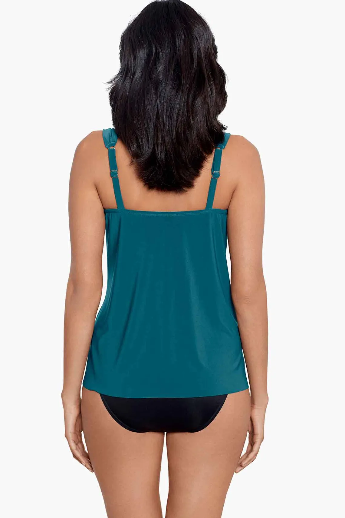 Vrouwen Miraclesuit Tankini-Topjes|Razzle Dazzle Tankinitop Met Beugel, Dd-Cup