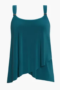 Vrouwen Miraclesuit Tankini-Topjes|Razzle Dazzle Tankinitop Met Beugel, Dd-Cup