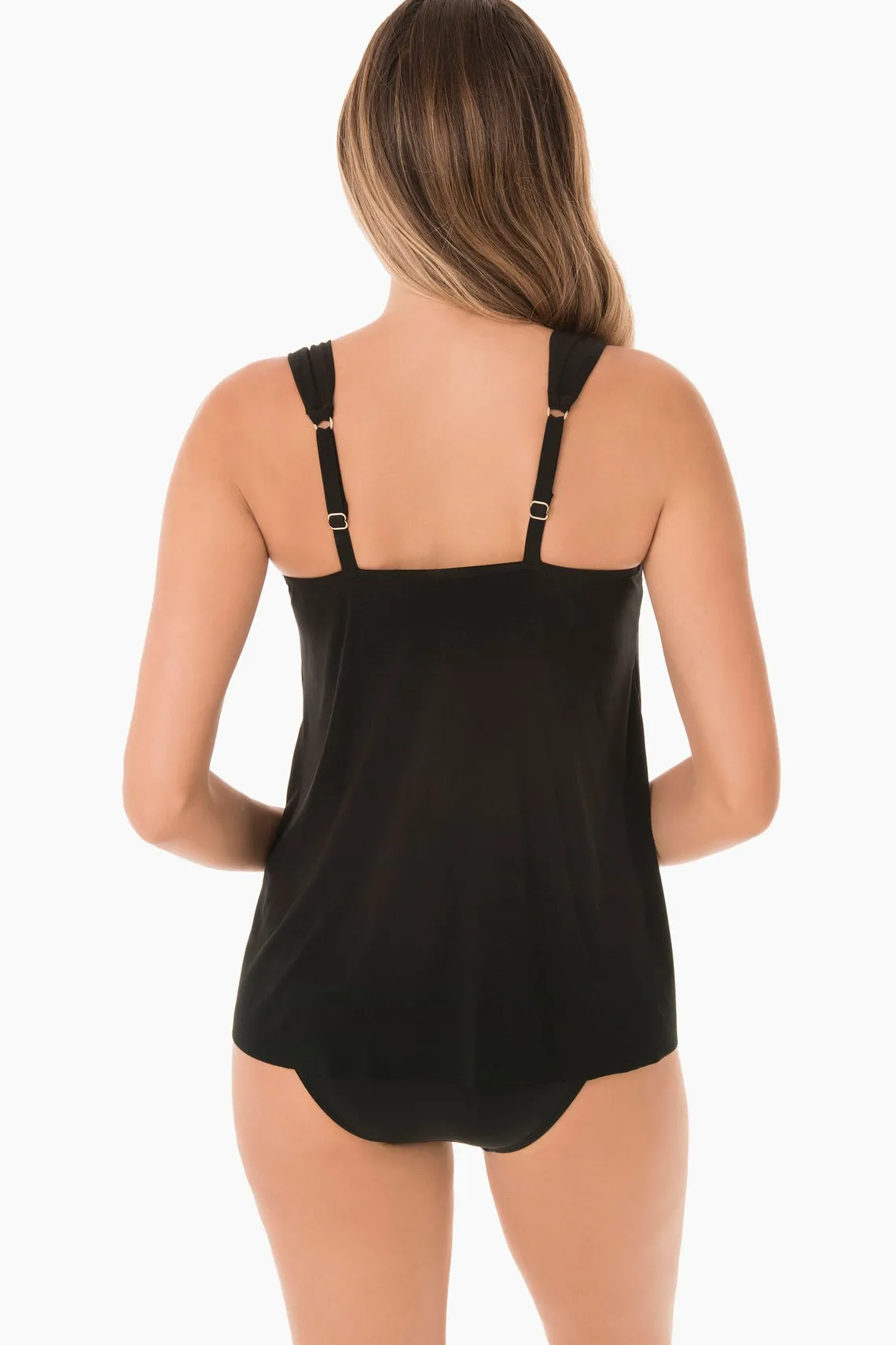 Vrouwen Miraclesuit Tankini-Topjes|Razzle Dazzle Tankinitop Met Beugel, Dd-Cup