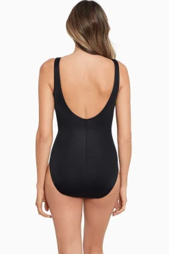 Vrouwen Miraclesuit Een Stuk|Razzle Dazzle Zipt Zwempak Uit Een Stuk