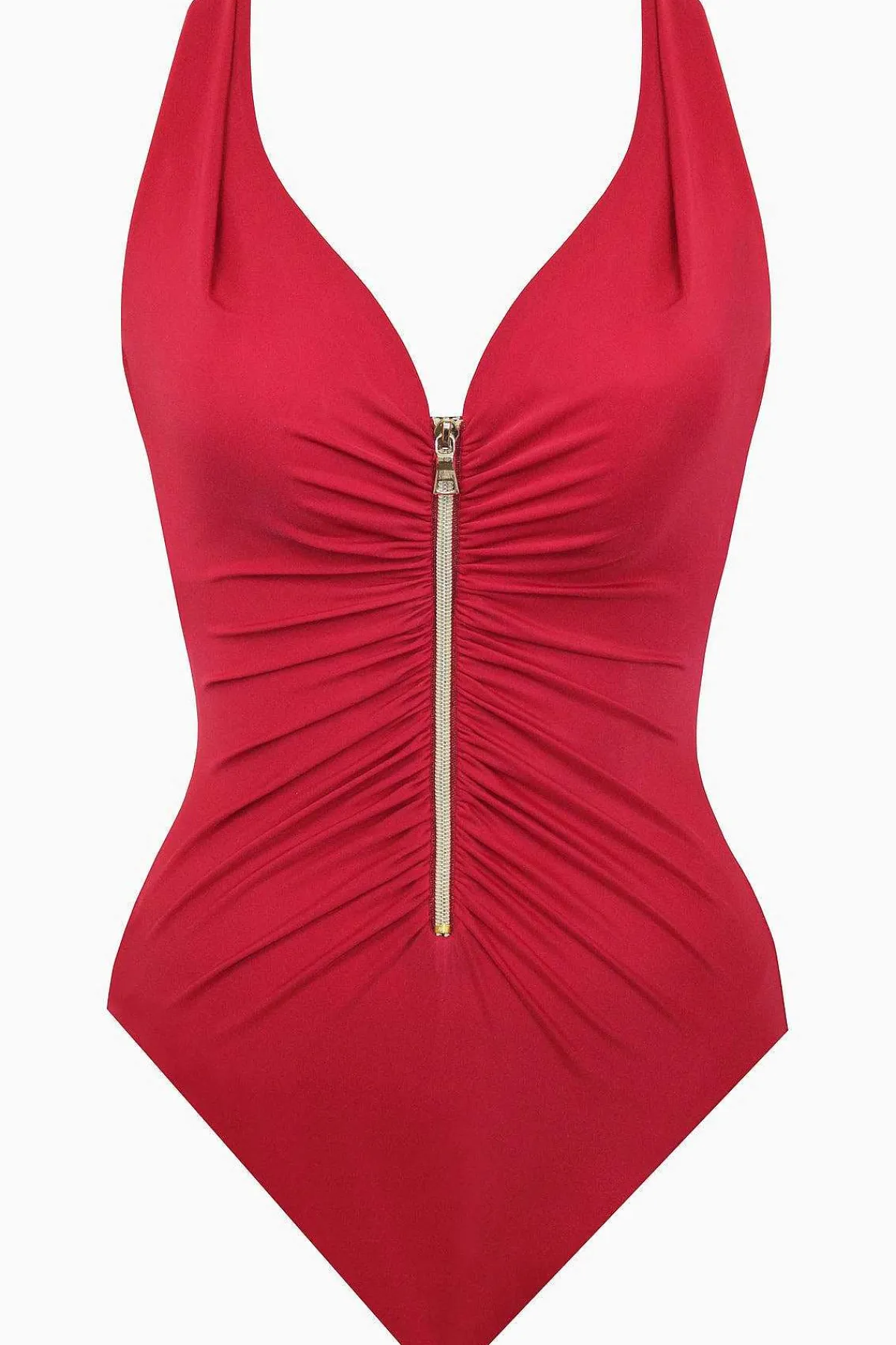 Vrouwen Miraclesuit Een Stuk|Razzle Dazzle Zipt Zwempak Uit Een Stuk