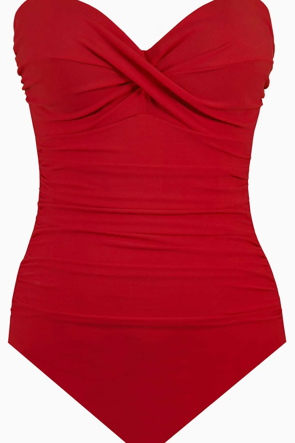Vrouwen Miraclesuit Een Stuk|Rock Solid Madrid Bandeau-Badpak Uit Een Stuk