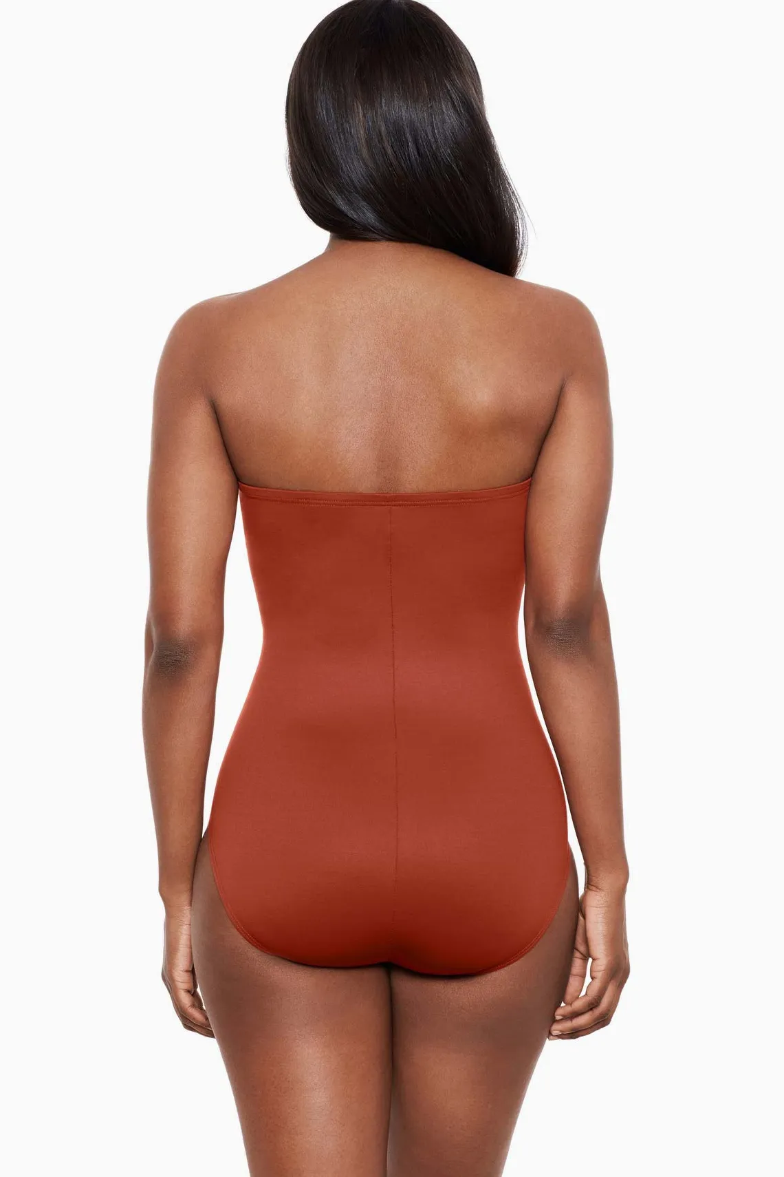 Vrouwen Miraclesuit Een Stuk|Rock Solid Madrid Bandeau-Badpak Uit Een Stuk